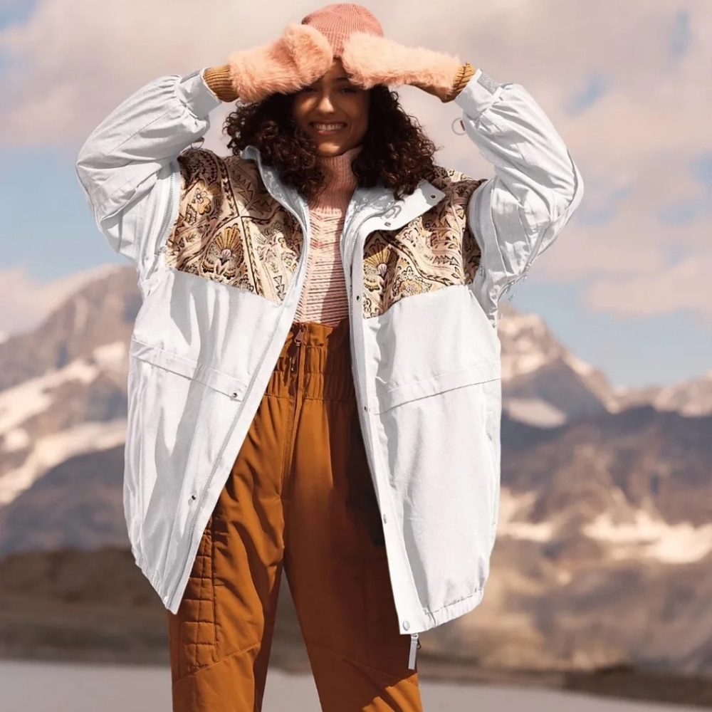 NWT Free People FP Movement Summit Sunset 2-In-1 Ski Coat